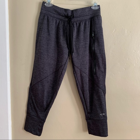 Champion Joggers Gray Duo Dry Cropped Capri Sweatpants XS - Picture 1 of 10
